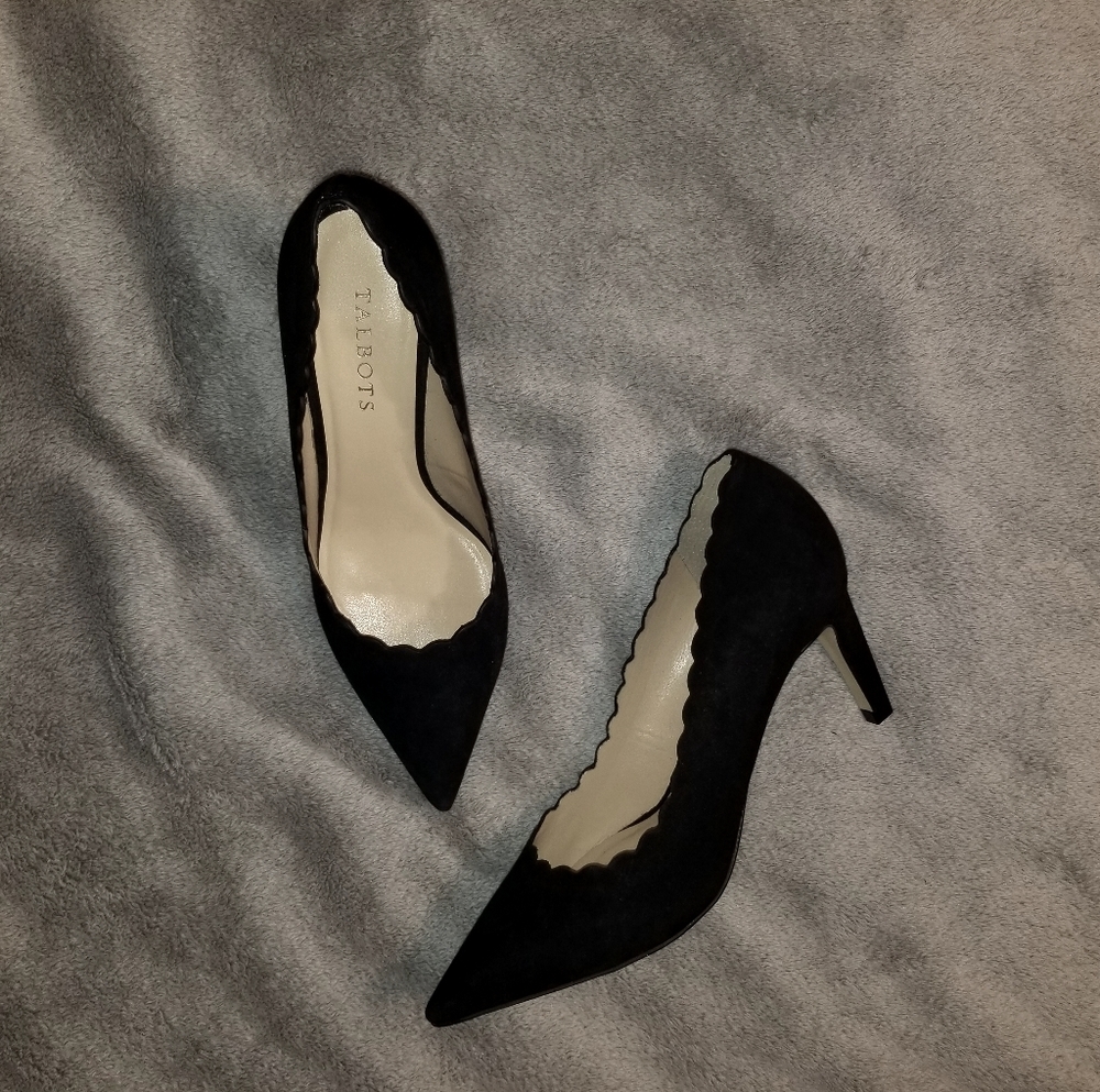 Talbots Eri Scallop Black pumps